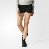 G10o2216 - Adidas 3Stripes Shorts Black - Women - Clothing